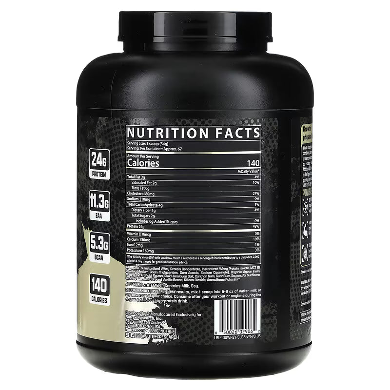 Nutrex 100% WHEY -5lb,
