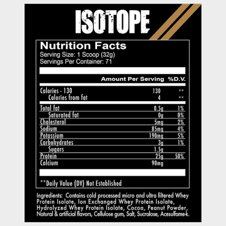 ISOTOPE 100% WHEY ISOLATE