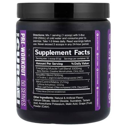 The Curse Pre Workout | 50 Servings by JNX Sports