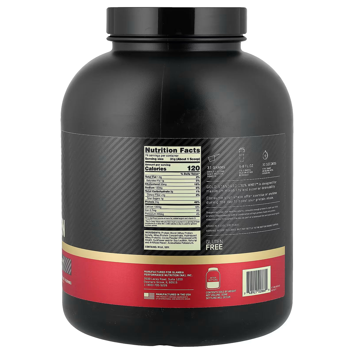 Gold Standard 100% Whey Protein 5 lbs