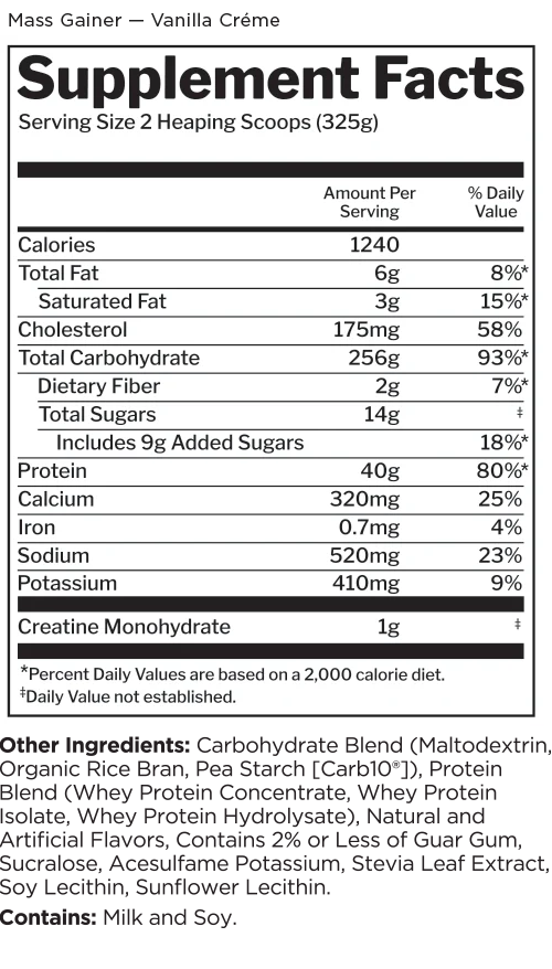 Rule 1 Mass Gainer 3KG