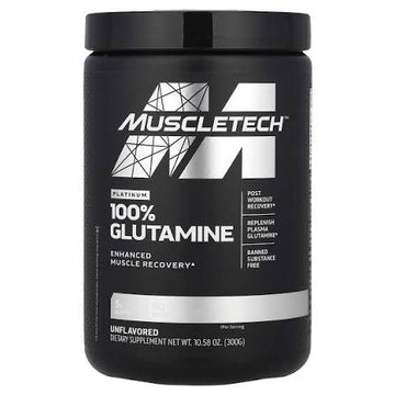 MuscleTech Platinum 100% Glutamine – 300 Grams – Unflavored