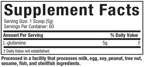 MuscleTech Platinum 100% Glutamine – 300 Grams – Unflavored